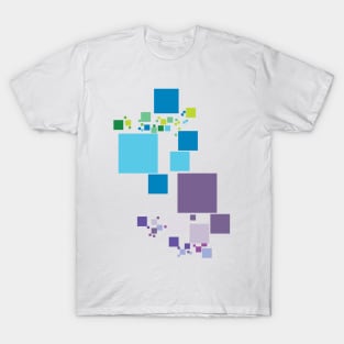 Multicolor Tiles in Motion T-Shirt